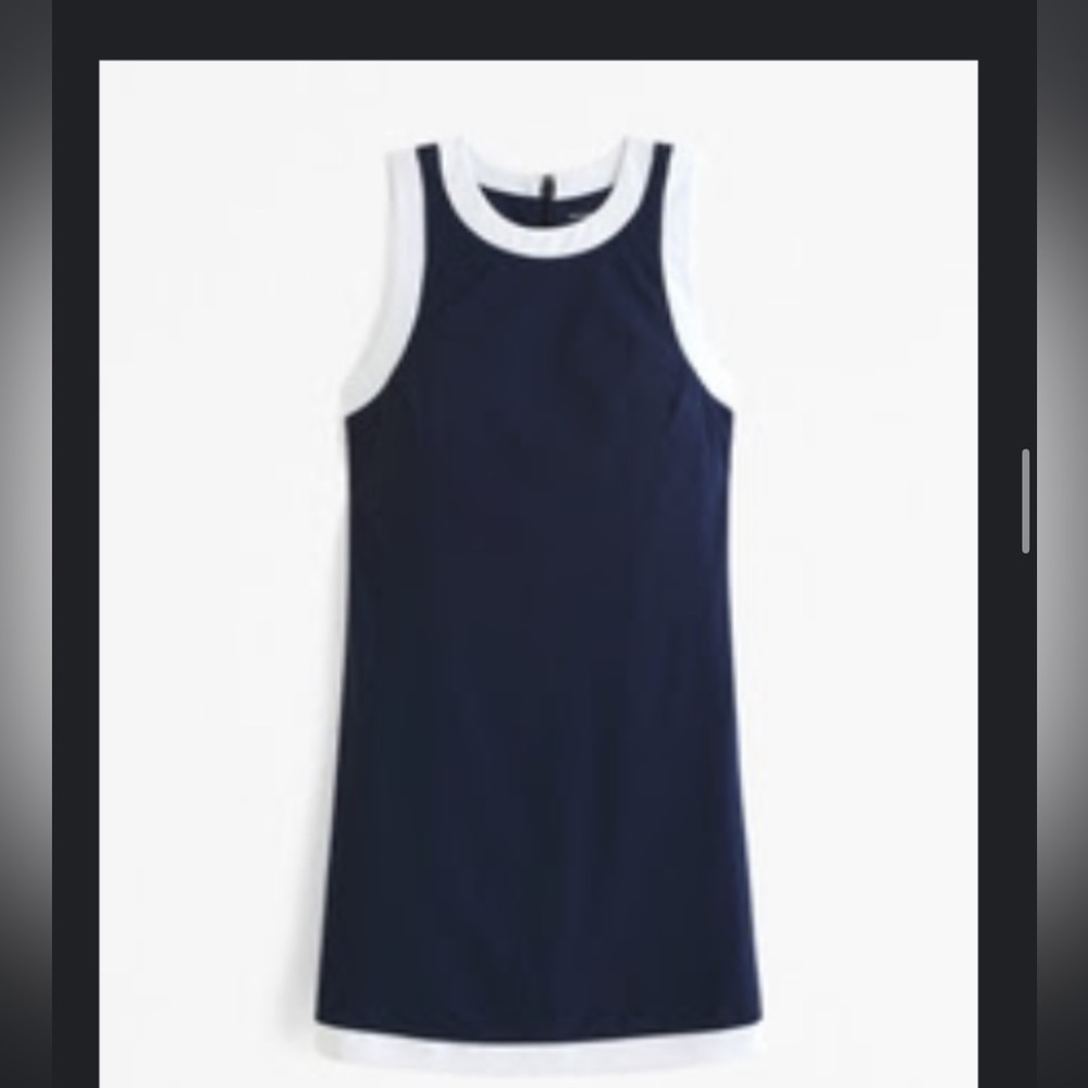 Abercrombie & Fitch Women's
High-Neck Traveler Mini Dress